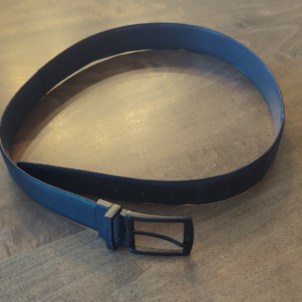 Kenneth Cole Reaction Black Leather Belt